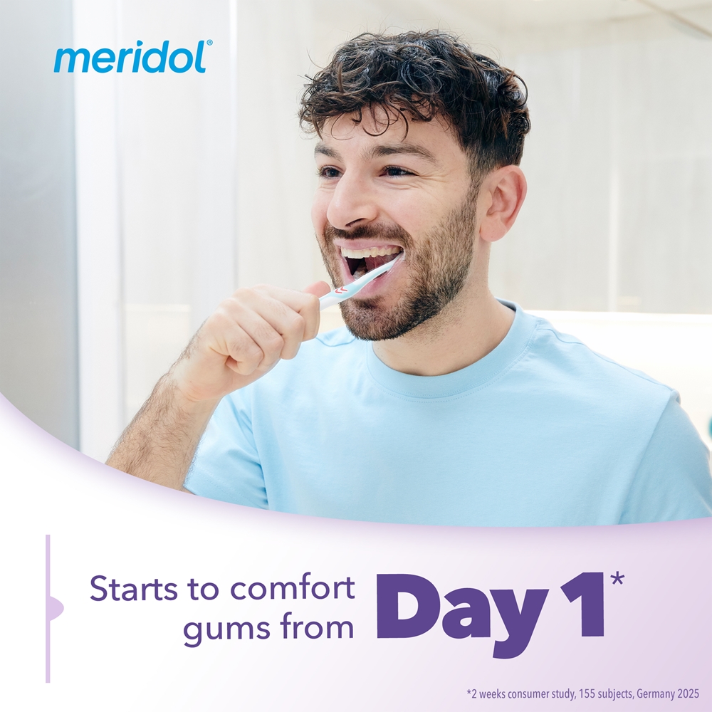 Meridol Toothpaste Ingredients Meridol Fast Action gum protection toothpaste for sensitive teeth ...