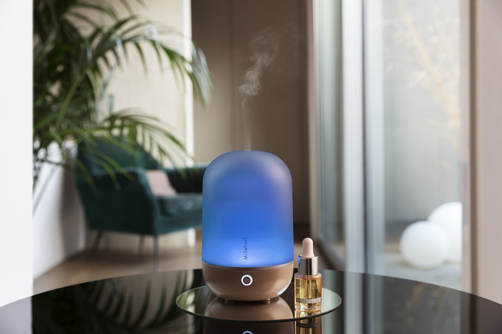 Millefiori Milano Hydro Sphere ultrasone diffuser grijs