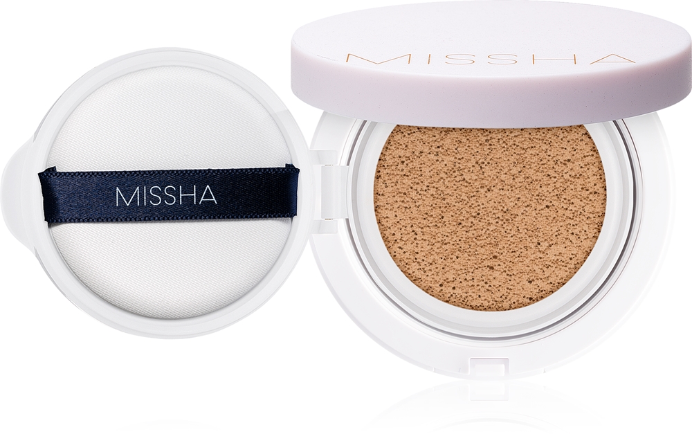 Тональный кушон Missha Magic Cushion Moist Up увлажняющий, со спонжем, 15 г, оттенок #23