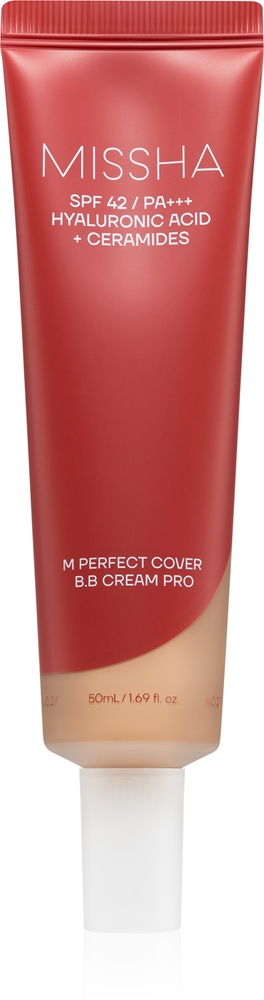 Тонирующий крем BB Missha M Perfect Cover BB Cream Pro, с эффектом сияния, 50 мл, оттенок #25