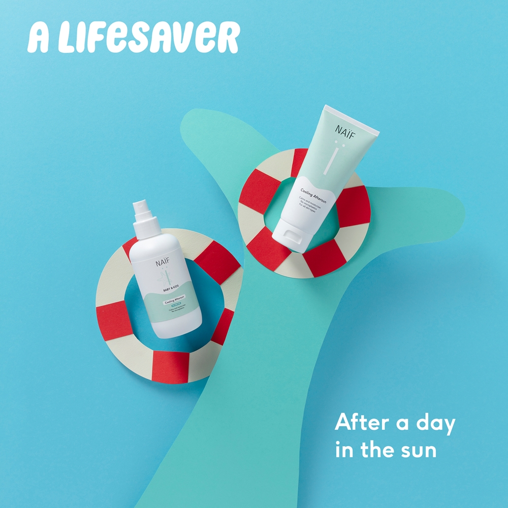 Naif Baby & Kids Cooling Aftersun After Sun Spray for babies and
