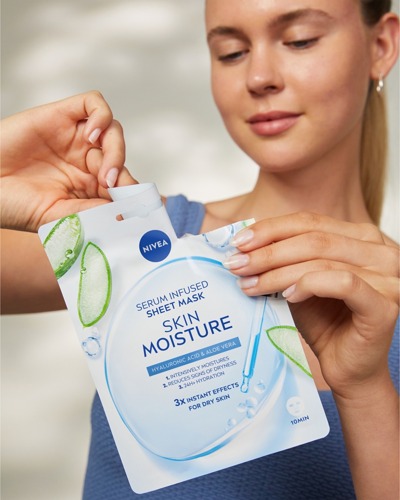 NIVEA Skin Moisture moisturising face sheet mask | notino.co.uk