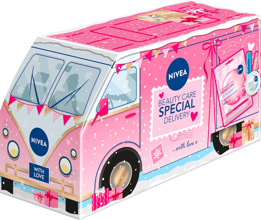 Набор косметики NIVEA Special Delivery подарочный, для ухода за лицом и губами — фото 2