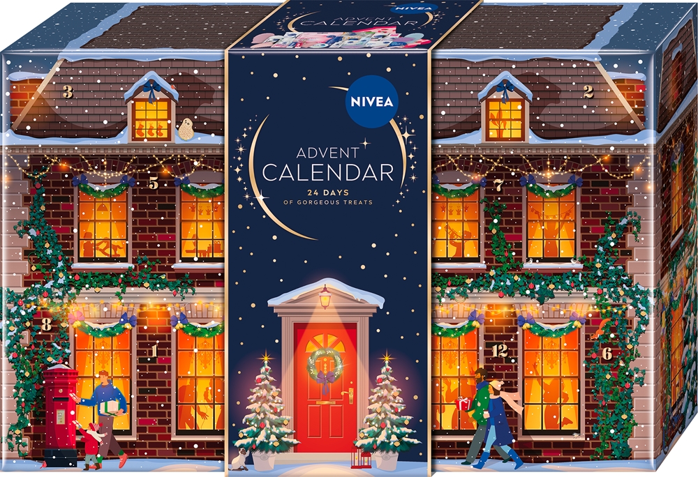 Адвент-календарь NIVEA Advent Calendar набор косметики для лица