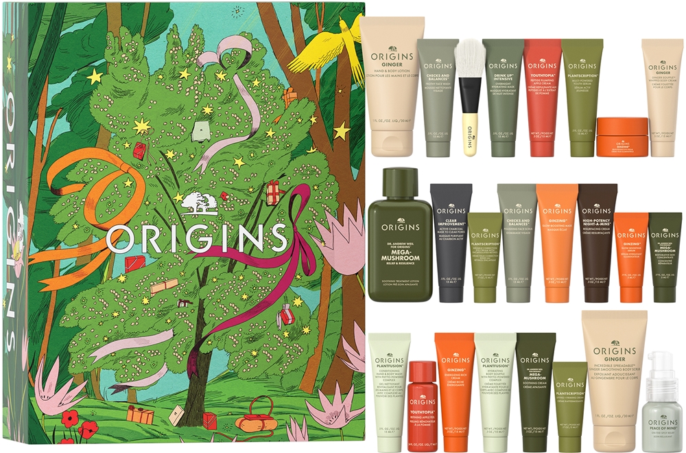 Origins Holiday Advent Calendar 24 days of Origins - Адвент-календарь косметики, 1 шт