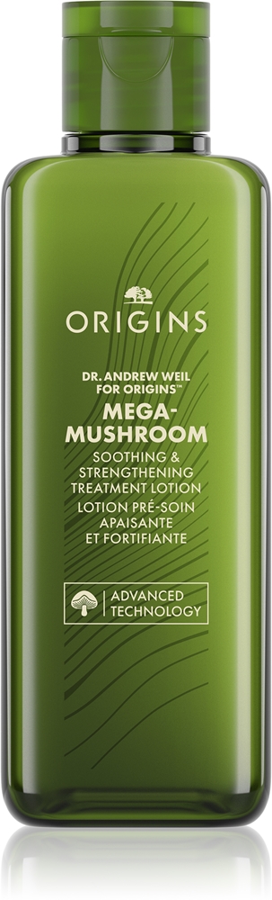 Тоник для лица Origins Mega-Mushroom Relief Resilience Soothing Treatment Lotion успокаивающий, 200 мл