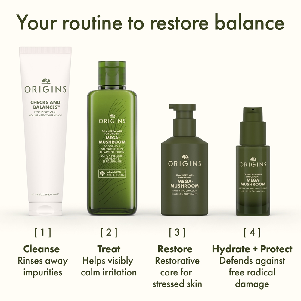 Тоник для лица Origins Mega-Mushroom Relief Resilience Soothing Treatment Lotion успокаивающий, 200 мл — фото 5