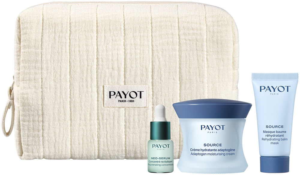 Набор косметики для лица Payot Source Moisturising Ritual увлажняющий, крем, маска и сыворотка