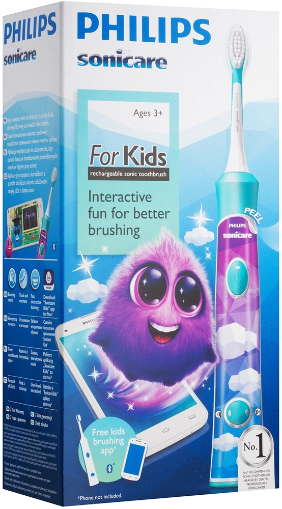 Philips Sonicare For Kids HX6322/04 sonický elektrický zubní kartáček ...