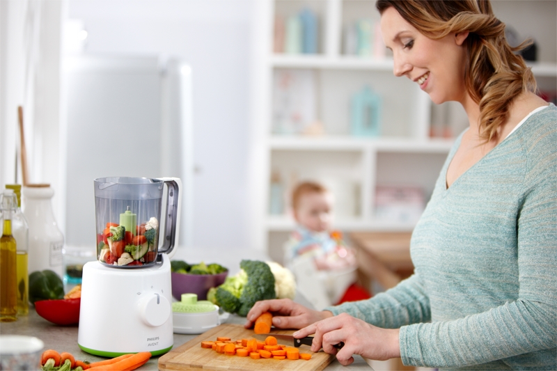 Philips Avent Combined Baby Food Steamer and Blender SCF870/20 steam