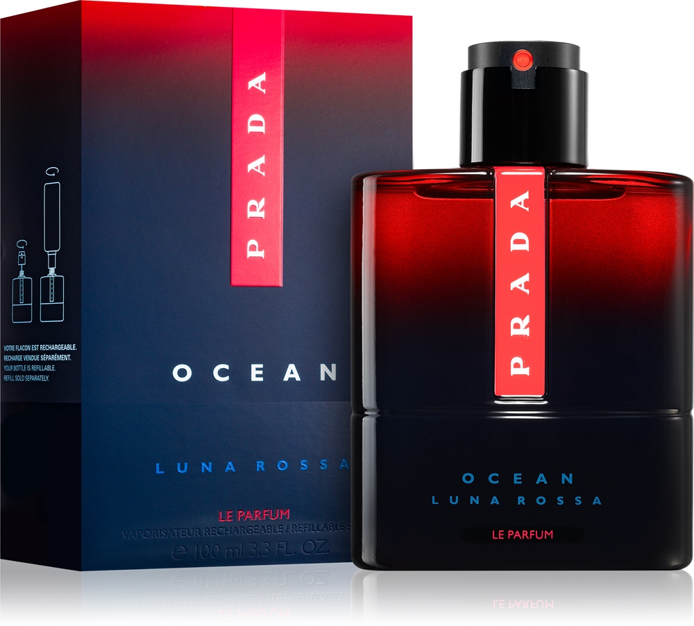 Prada Luna Rossa Ocean perfume refillable for men | notino.ie