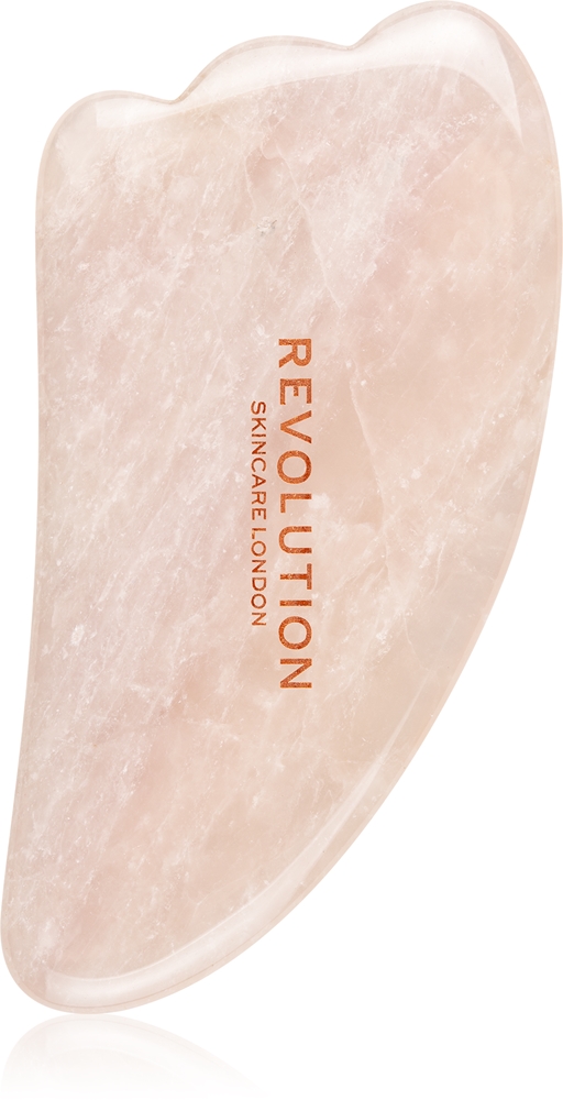 Массажёр гуаша для лица Revolution Skincare Gua Sha Rose Quartz из розового кварца, 1 шт