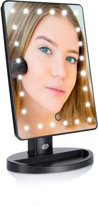 Зеркало для макияжа RIO 24 LED Mirror косметическое, классическое и увеличительное, 1 шт — фото 7