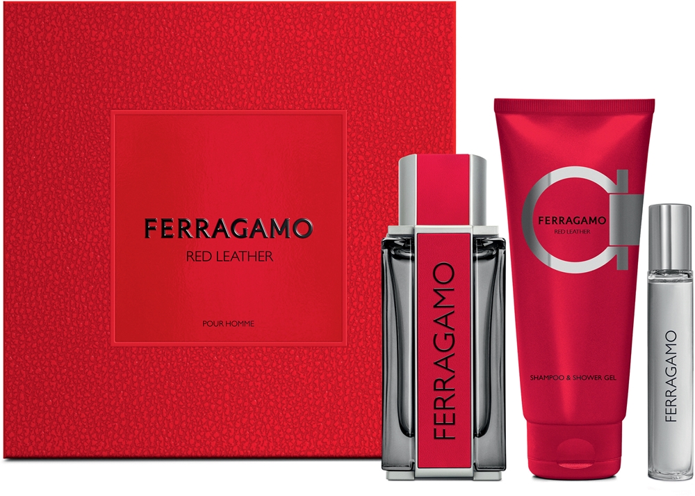 Ferragamo Red Leather