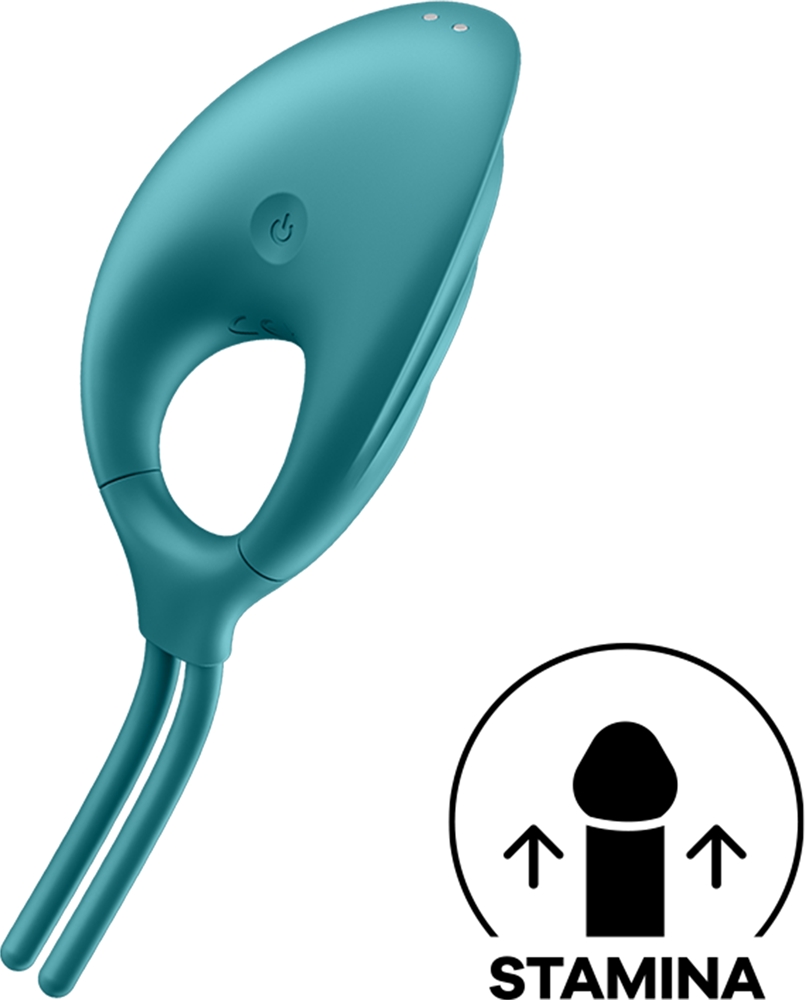 You2Toys Anello Vibrante Lifeguard - Morbido Ed Elastico Con Stimolatore, Viola, Batterie Incluse - 6