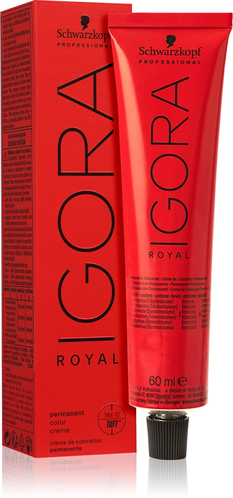 Стойкая крем-краска для волос Schwarzkopf Professional IGORA Royal, окрашивание седины, 60 мл, оттенок 9,5-22