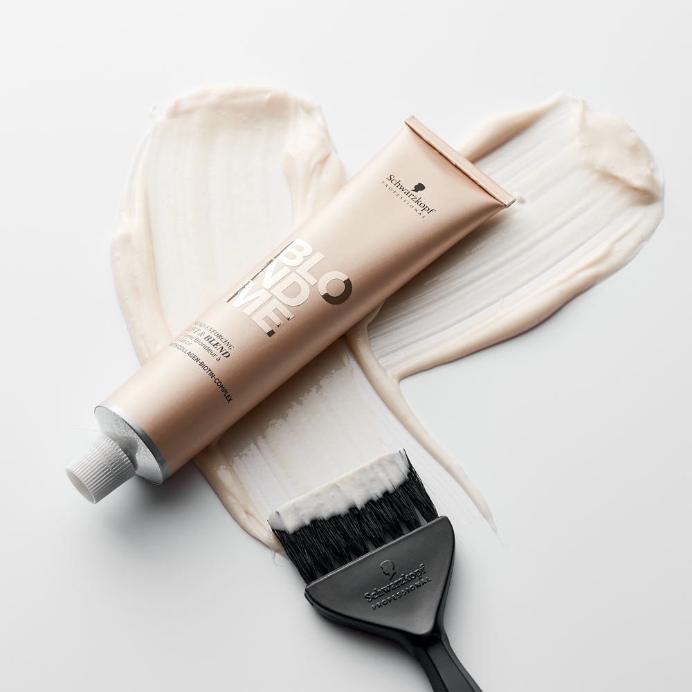 Крем-осветлитель для волос Schwarzkopf Professional Blondme Lift Blend, оттенки блонд, 60 мл, оттенок Biscuit — фото 3