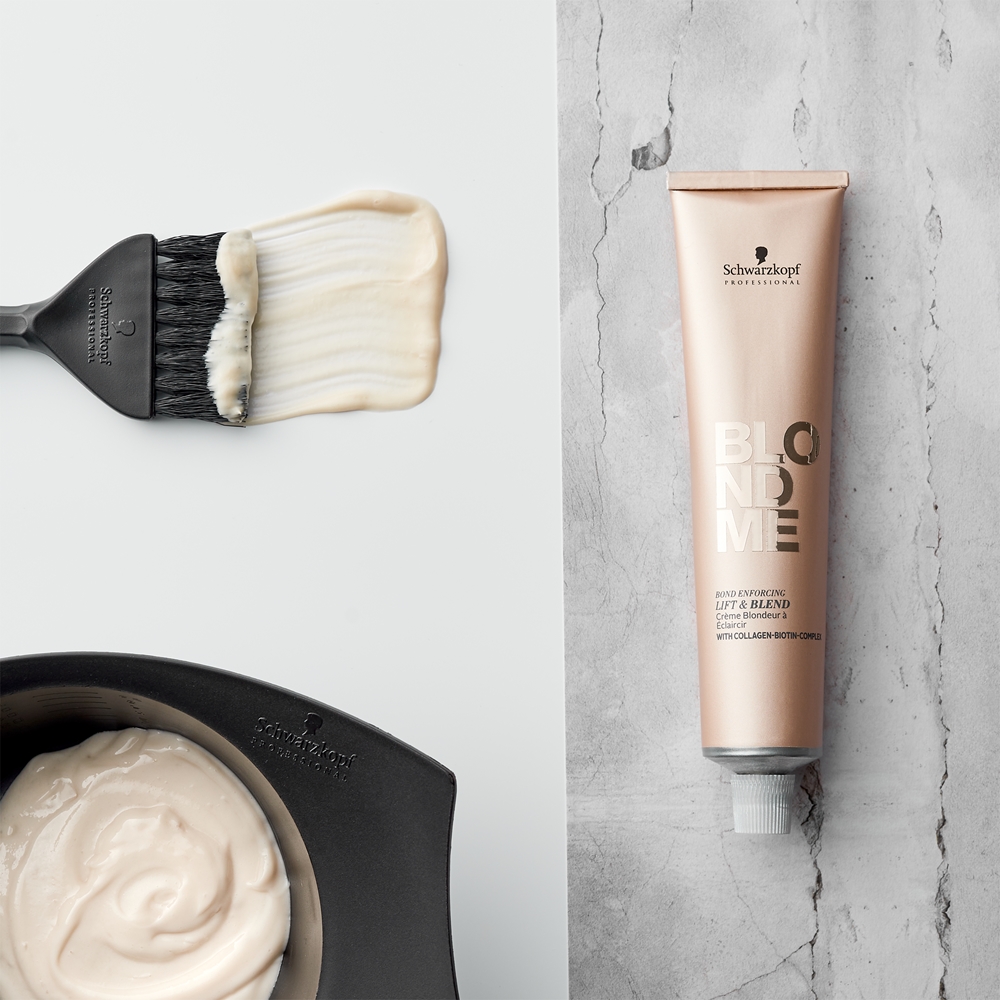 Крем-осветлитель для волос Schwarzkopf Professional Blondme Lift Blend, оттенки блонд, 60 мл, оттенок Ash — фото 3