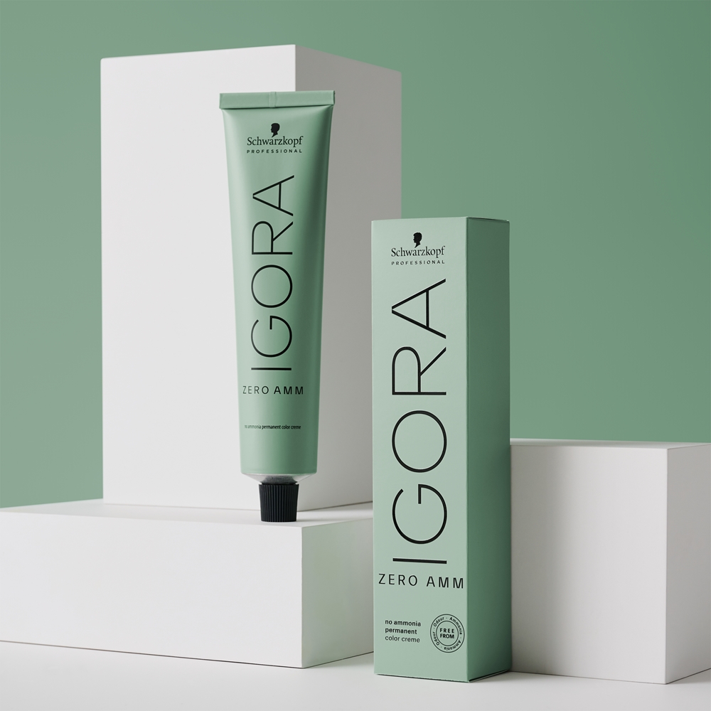 Стойкая крем-краска для волос Schwarzkopf Professional IGORA ZERO AMM, натуральный эффект, 60 мл, оттенок 3-0 — фото 5
