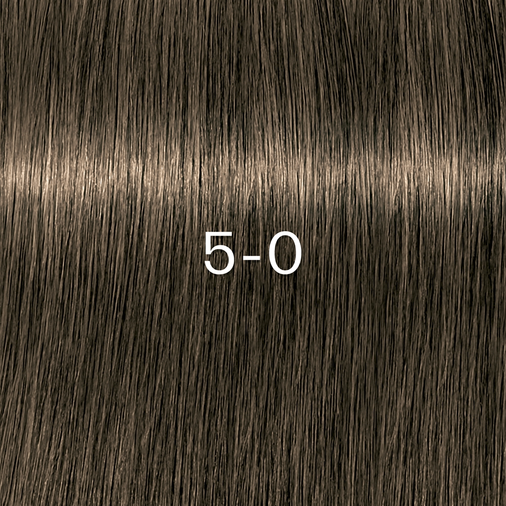 Стойкая крем-краска для волос Schwarzkopf Professional IGORA ZERO AMM, натуральный эффект, 60 мл, оттенок 5-0 — фото 7