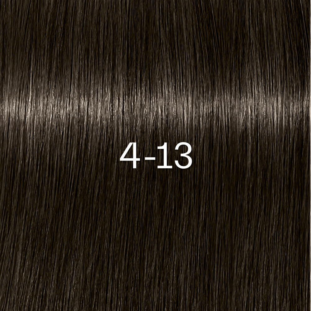 Стойкая крем-краска для волос Schwarzkopf Professional IGORA ZERO AMM, натуральный эффект, 60 мл, оттенок 4-13 — фото 2