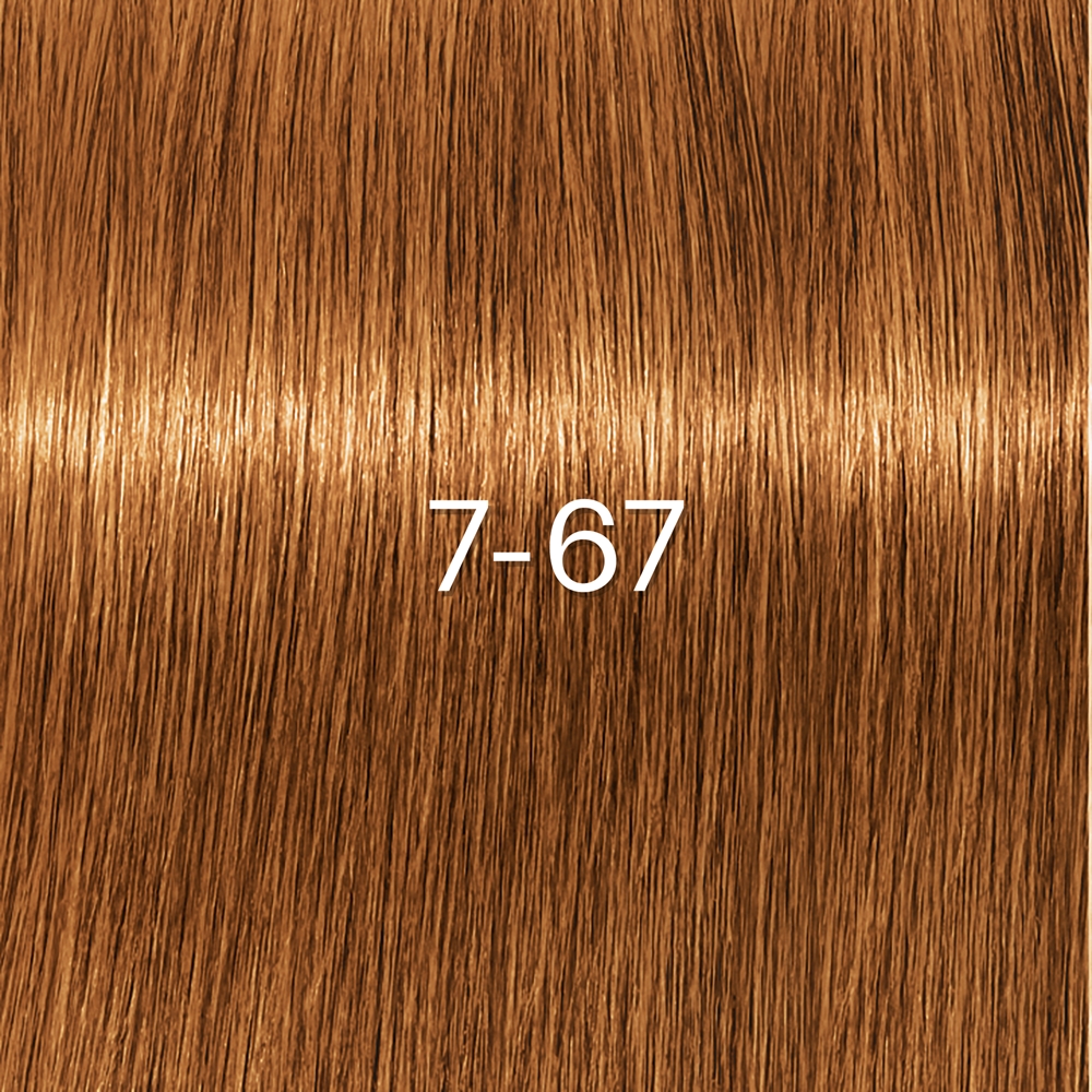 Стойкая крем-краска для волос Schwarzkopf Professional IGORA ZERO AMM, натуральный эффект, 60 мл, оттенок 7-67 — фото 2