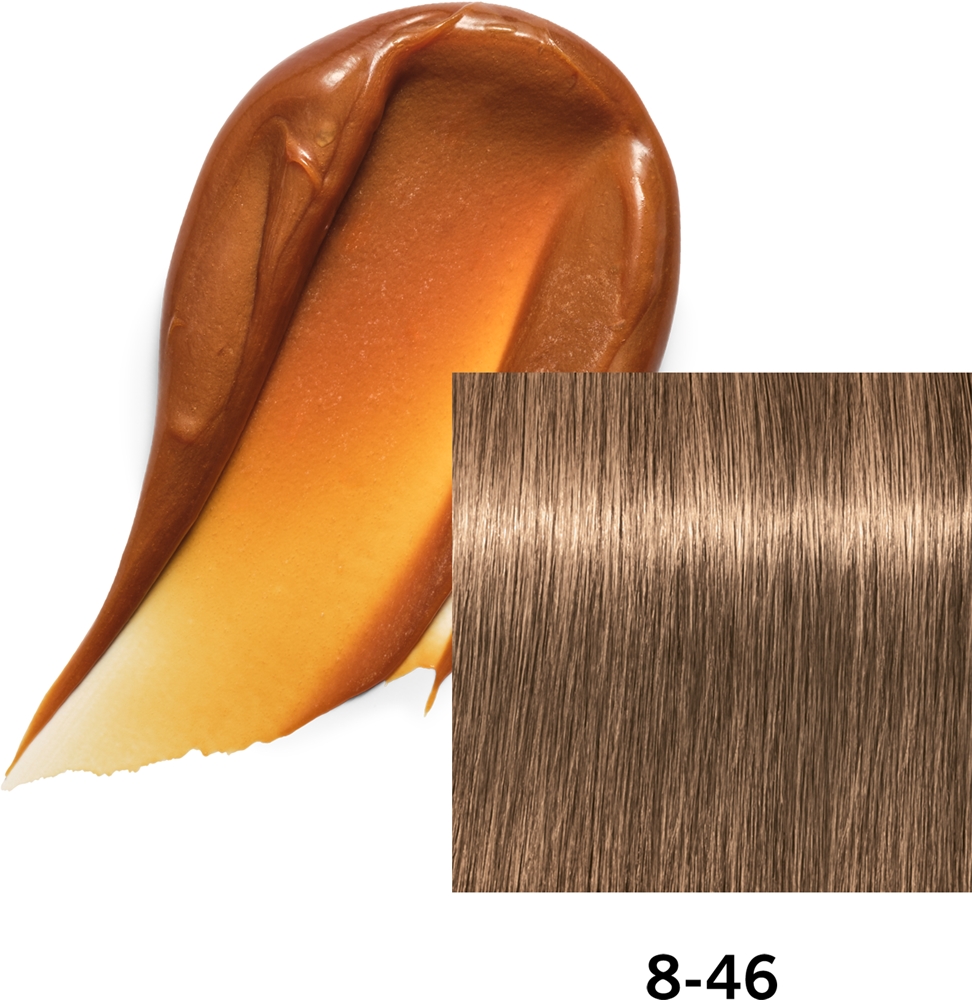 Тонирующая маска для волос Schwarzkopf Professional Chroma ID Color Mask, обновляющая или меняющая оттенок, 300 мл, оттенок 8-46 Glazed Caramel — фото 3