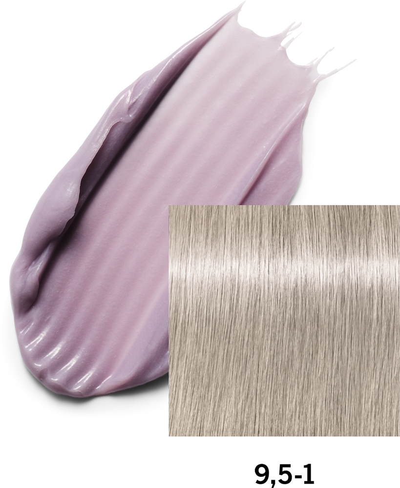 Тонирующая маска для волос Schwarzkopf Professional Chroma ID Color Mask, обновляющая или меняющая оттенок, 300 мл, оттенок 9.5-1 Pearl Silver — фото 3