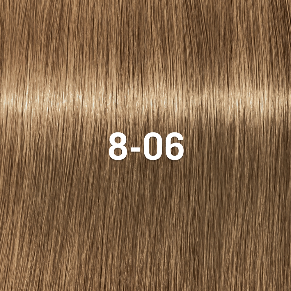 Стойкая крем-краска для волос Schwarzkopf Professional IGORA ZERO AMM, натуральный эффект, 60 мл, оттенок 8-06 — фото 2