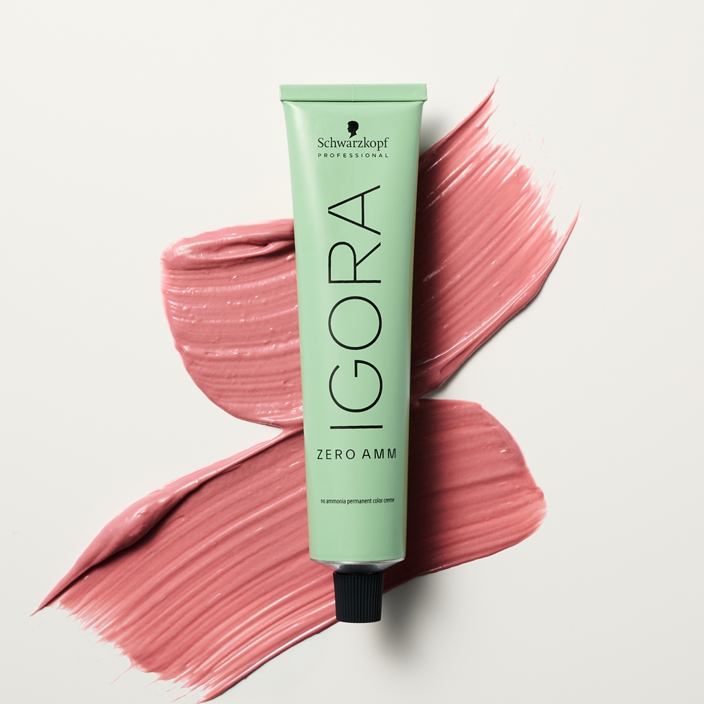 Стойкая крем-краска для волос Schwarzkopf Professional IGORA ZERO AMM, натуральный эффект, 60 мл, оттенок 6-06 — фото 5