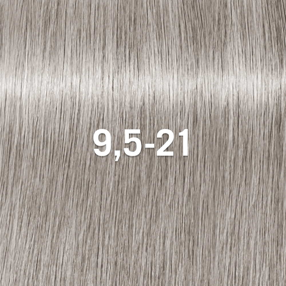 Деми-перманентная краска для волос Schwarzkopf Professional IGORA Vibrance тон в тон, 60 мл, оттенок 9,5-21 Ash Cendré Toner — фото 2