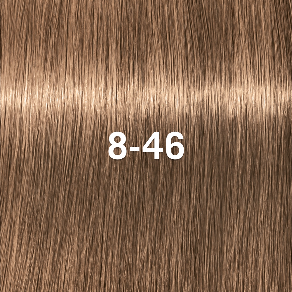 Деми-перманентная краска для волос Schwarzkopf Professional IGORA Vibrance тон в тон, 60 мл, оттенок 8-46 Light Blonde Beige Chocolate — фото 2