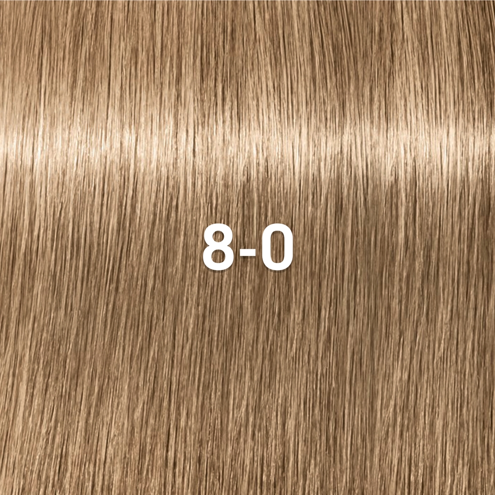 Деми-перманентная краска для волос Schwarzkopf Professional IGORA Vibrance тон в тон, 60 мл, оттенок 8-0 Light Blonde Natural — фото 2