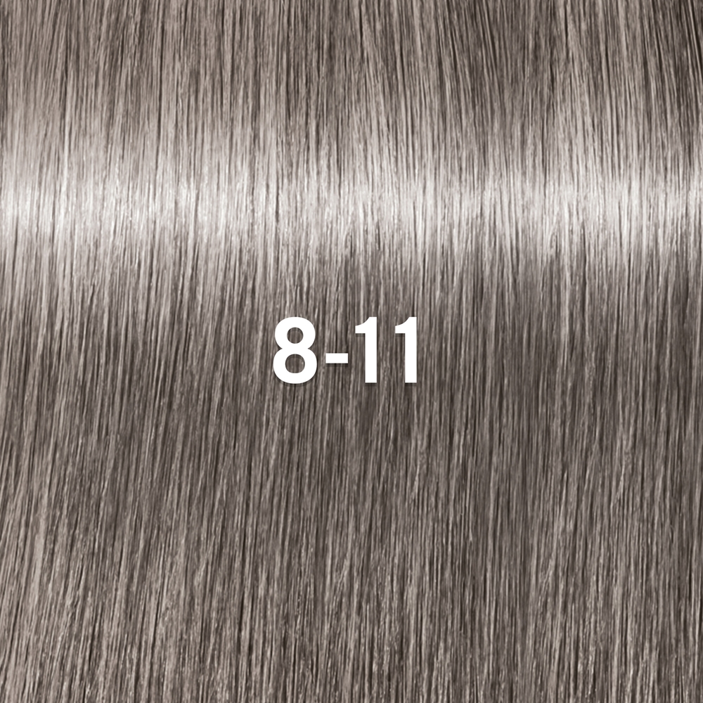Деми-перманентная краска для волос Schwarzkopf Professional IGORA Vibrance тон в тон, 60 мл, оттенок 8-11 Light Brown Cendré Extra — фото 2