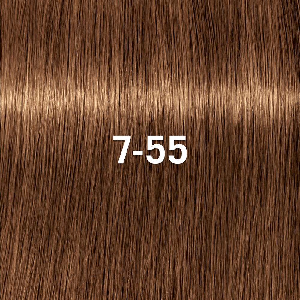 Деми-перманентная краска для волос Schwarzkopf Professional IGORA Vibrance тон в тон, 60 мл, оттенок 7-55 — фото 2