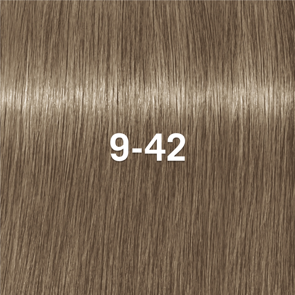 Деми-перманентная краска для волос Schwarzkopf Professional IGORA Vibrance тон в тон, 60 мл, оттенок 9-42 Extra Light Blonde Beige Ash — фото 2
