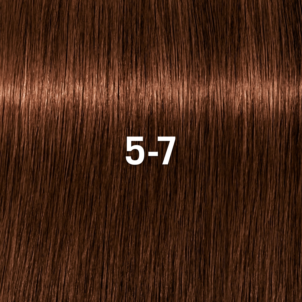 Деми-перманентная краска для волос Schwarzkopf Professional IGORA Vibrance тон в тон, 60 мл, оттенок 5-7 — фото 2