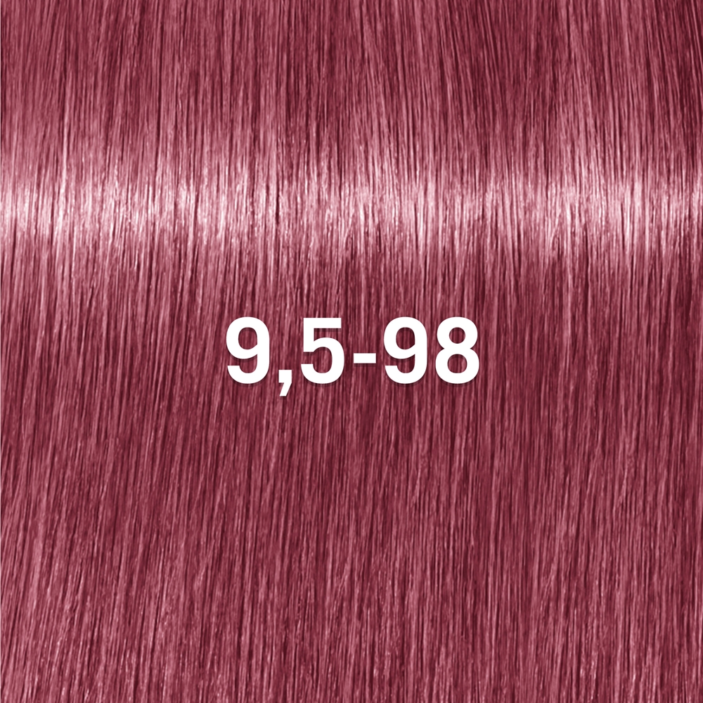 Деми-перманентная краска для волос Schwarzkopf Professional IGORA Vibrance тон в тон, 60 мл, оттенок 9,5-98 Violet Red Toner — фото 2