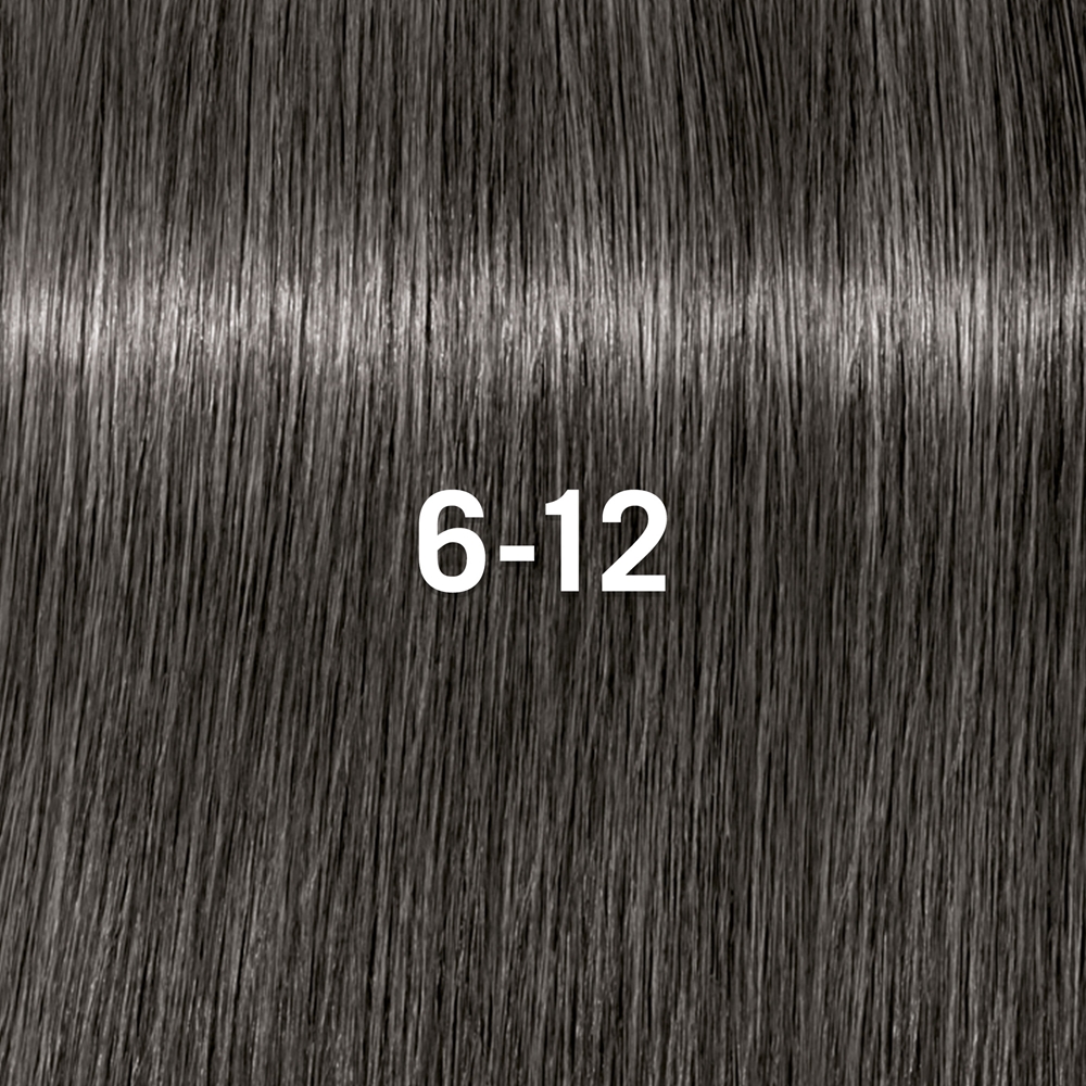 Деми-перманентная краска для волос Schwarzkopf Professional IGORA Vibrance тон в тон, 60 мл, оттенок 6-12 Dark Blonde Cendré Plus — фото 2