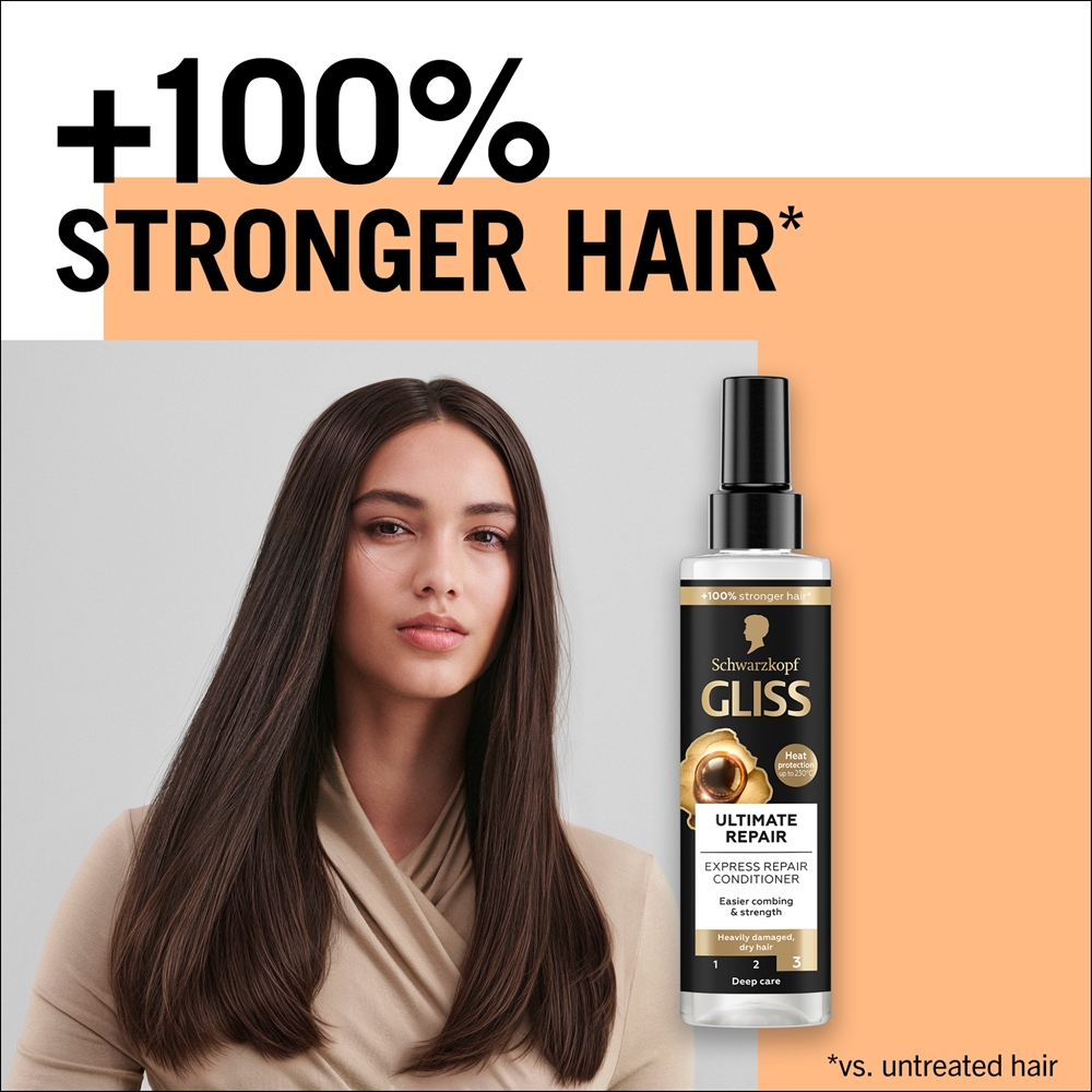 Schwarzkopf Gliss Ultimate Repair regenerating leavein conditioner for