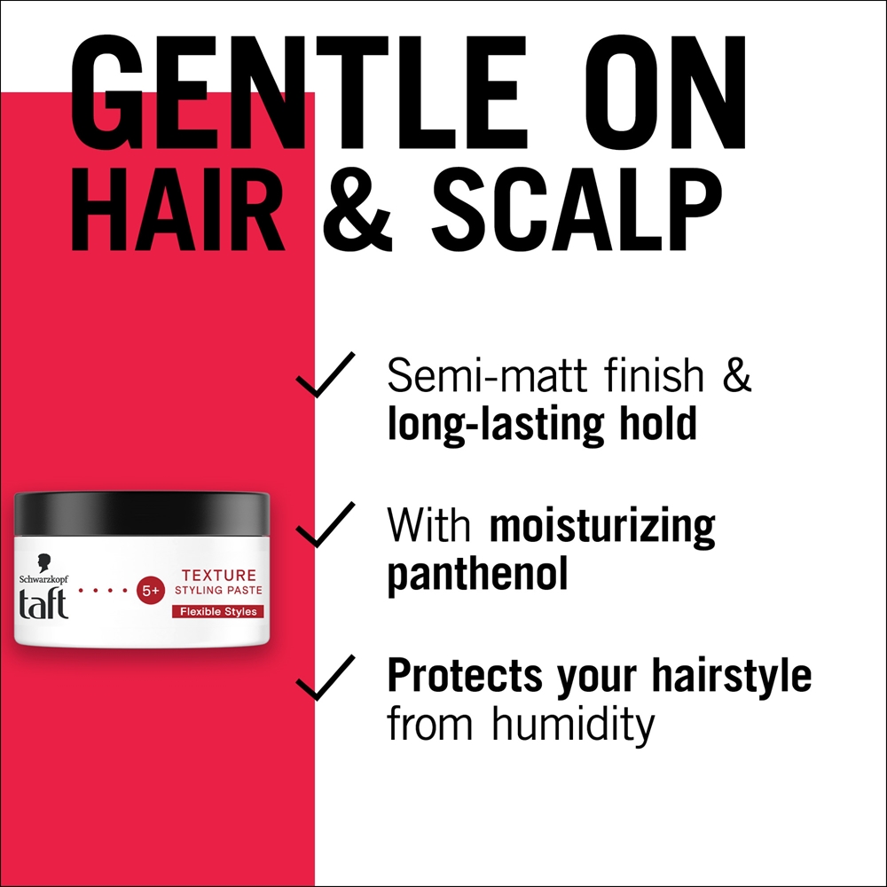 Schwarzkopf Taft Texture Styling Paste for flexible hold notino.ie