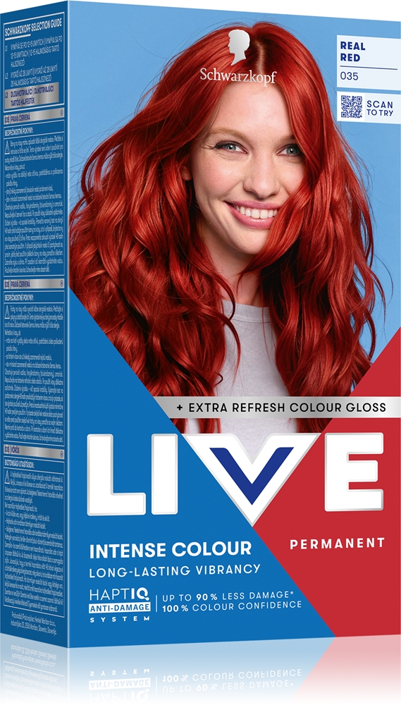 Стойкая крем-краска для волос Schwarzkopf LIVE Intense Colour,, для домашнего окрашивания, 1 шт