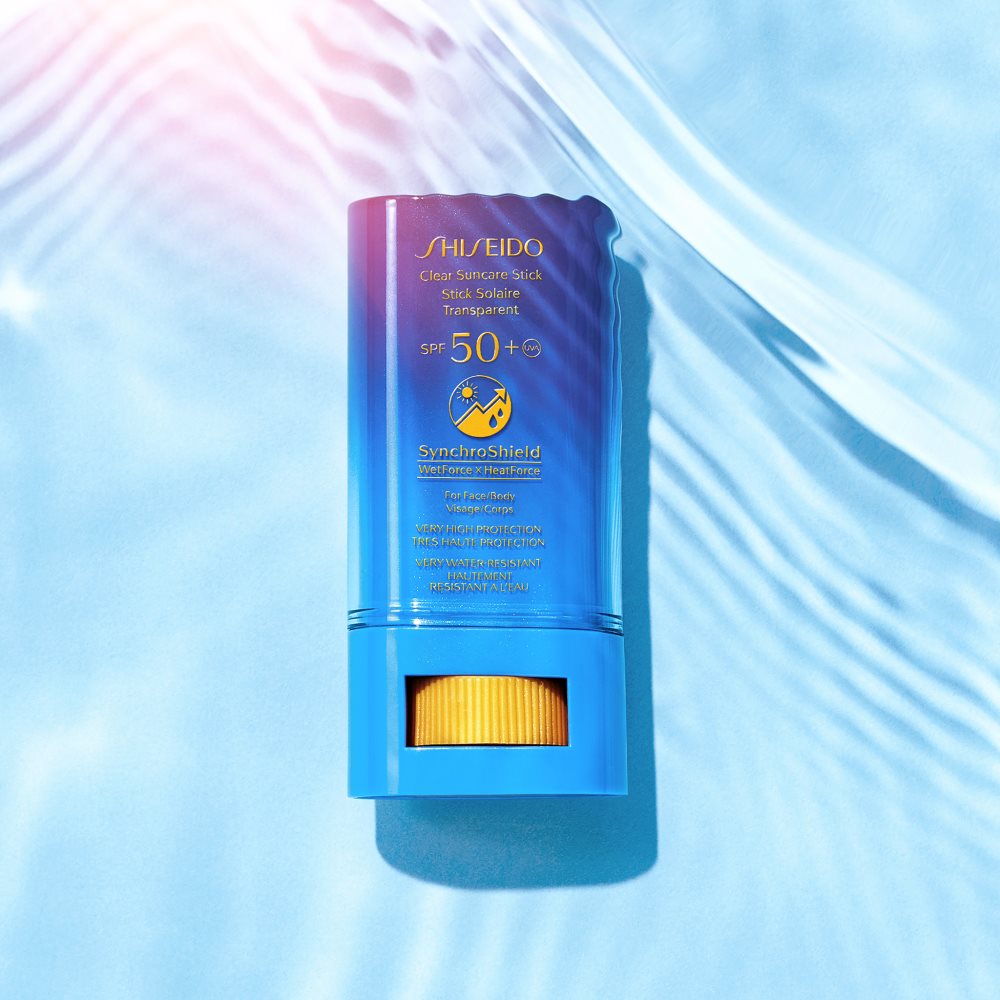 Shiseido Sun Care Clear Stick Uv Protector Wetforce Topical Treatment To Protect From The Sun