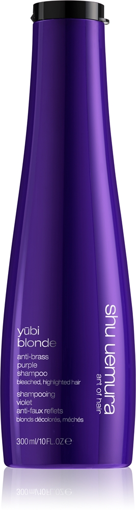 Фиолетовый шампунь для светлых волос Shu Uemura Yubi Blonde, нейтрализует медные оттенки, 300 мл