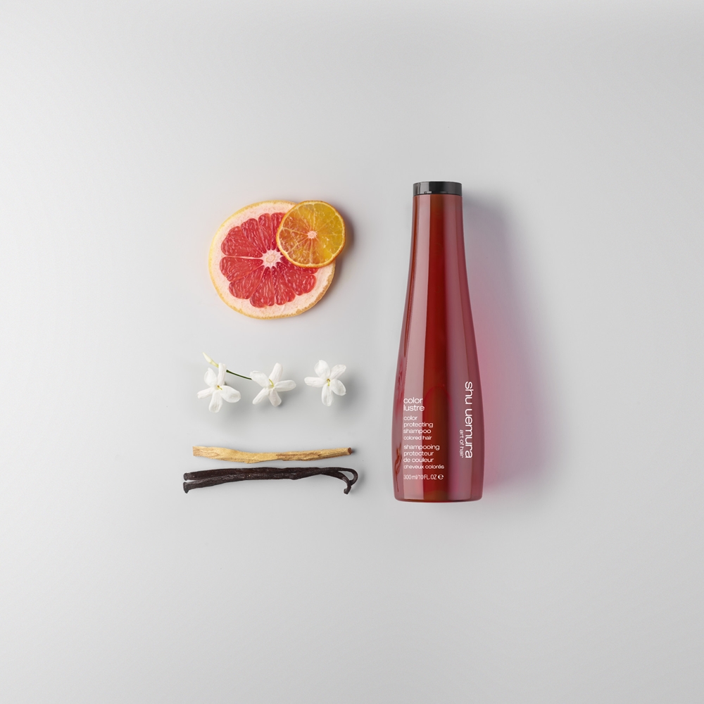 Шампунь для волос Shu Uemura Color Lustre для окрашенных волос, с ниацинамидом, 300 мл — фото 3