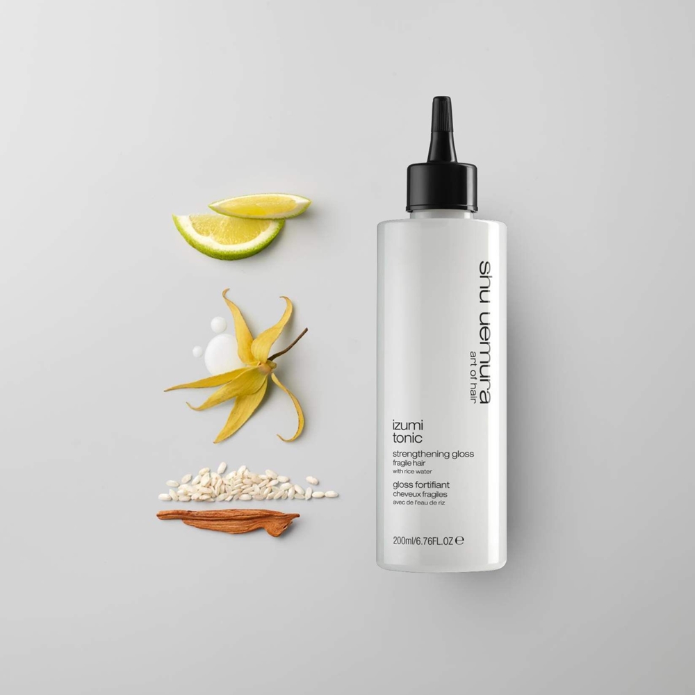 Кондиционер для волос Shu Uemura Izumi Tonic укрепляющий, с рисовой водой, 75 мл / 200 мл — фото 5