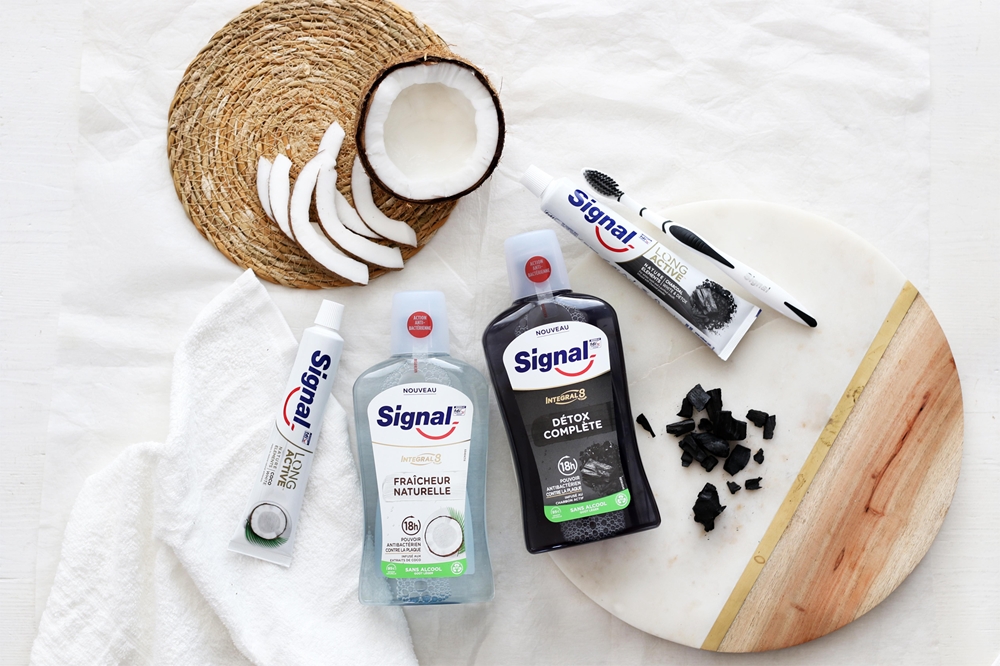 Signal Natural Elements Coco enjuague bucal para una protección