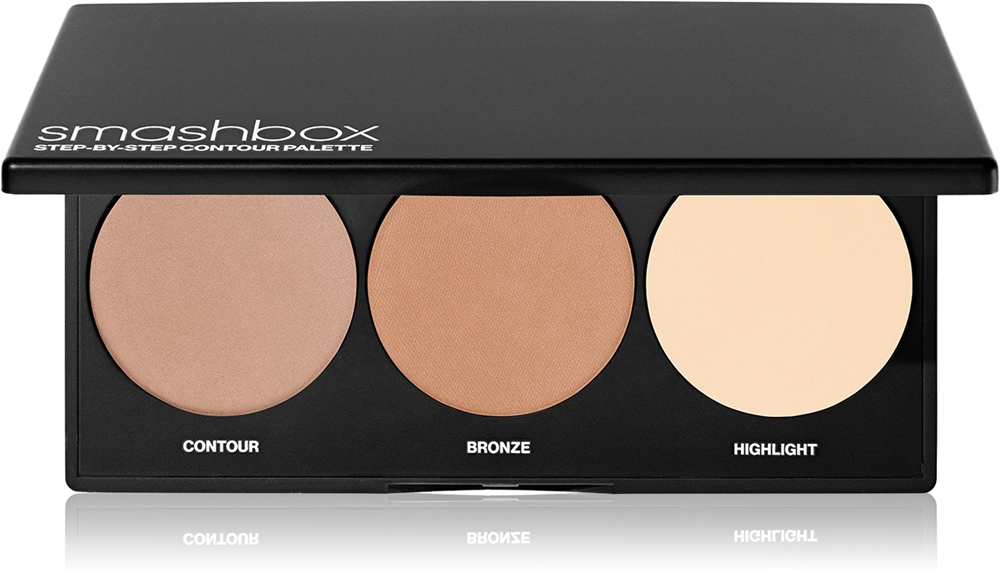 Палетка для контуринга Smashbox Step-By-Step Contour Palette несколько оттенков, пудровая текстура, бежевый, 8,68 г