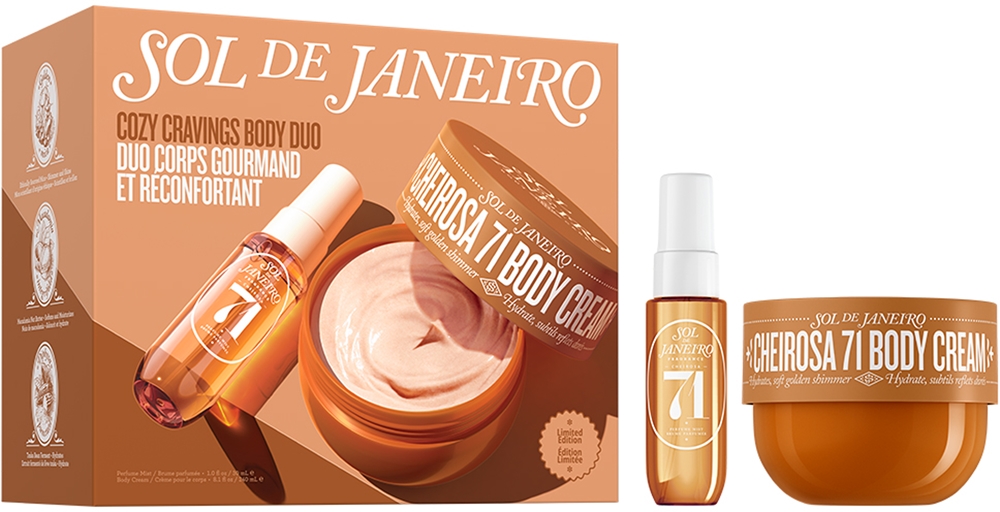 Подарочный набор Sol de Janeiro Cheriosa '71 крем для тела 240 мл и спрей для тела 30 мл