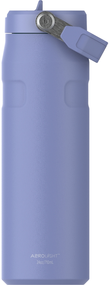 STANLEY IceFlow Flip Straw Trinkflasche – 65 L, Anthrazit, Doppelwandig Isoliert, Mit Trinkhalm